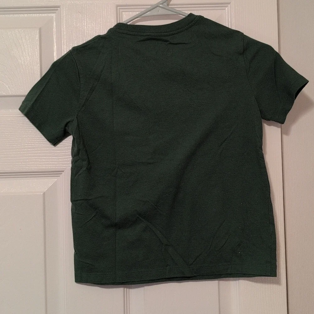 Old Navy Green Christmas Kids Tee with Mickey Mouse